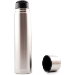Stainless Steel Vacuum Flask - Includes Carry Pouch and Gift Box - Material: Stainless Steel